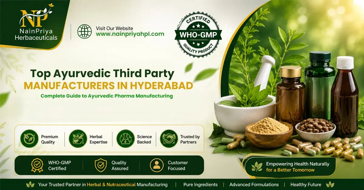 Top Ayurvedic Third Party Manufacturers in Hyderabad: Complete Guide to Ayurvedic Pharma Manufacturing